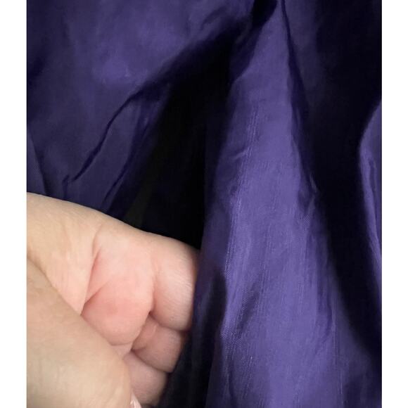 Vintage Basic Rituals Women's Purple Windbreaker/Jacket Cinched Waist Size M - Picture 6 of 10